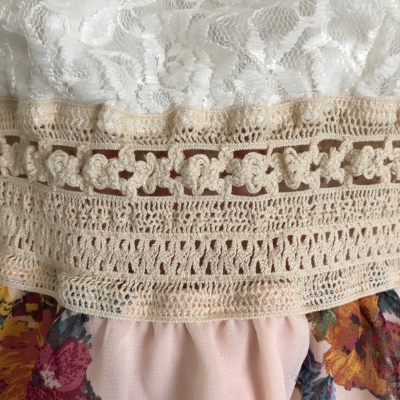 *SOLD* Floral mini dress - Picture 3 of 5